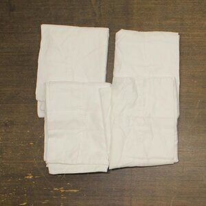 NEW Cool Comfort LOT OF 4 Microfiber Pillowcases White Standard
